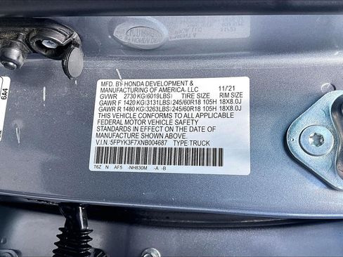 Used 2022 Honda Ridgeline RTL-E image 36