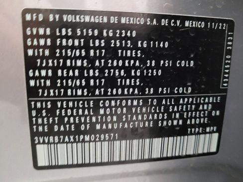 Used 2023 Volkswagen Tiguan S image 33