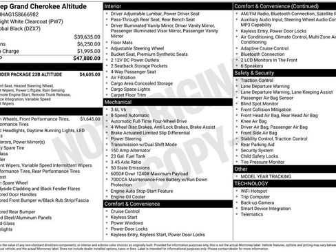 Used 2025 Jeep Grand Cherokee Altitude AWD/4WD image 12