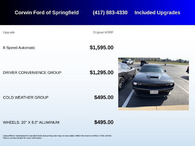 Used 2019 Dodge Challenger R/T w/ Driver Convenience Group RWD image 5