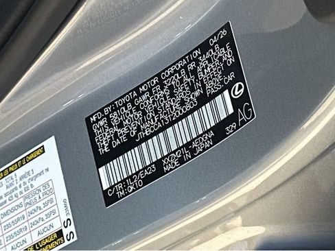New 2026 Lexus ES 350e FWD image 36