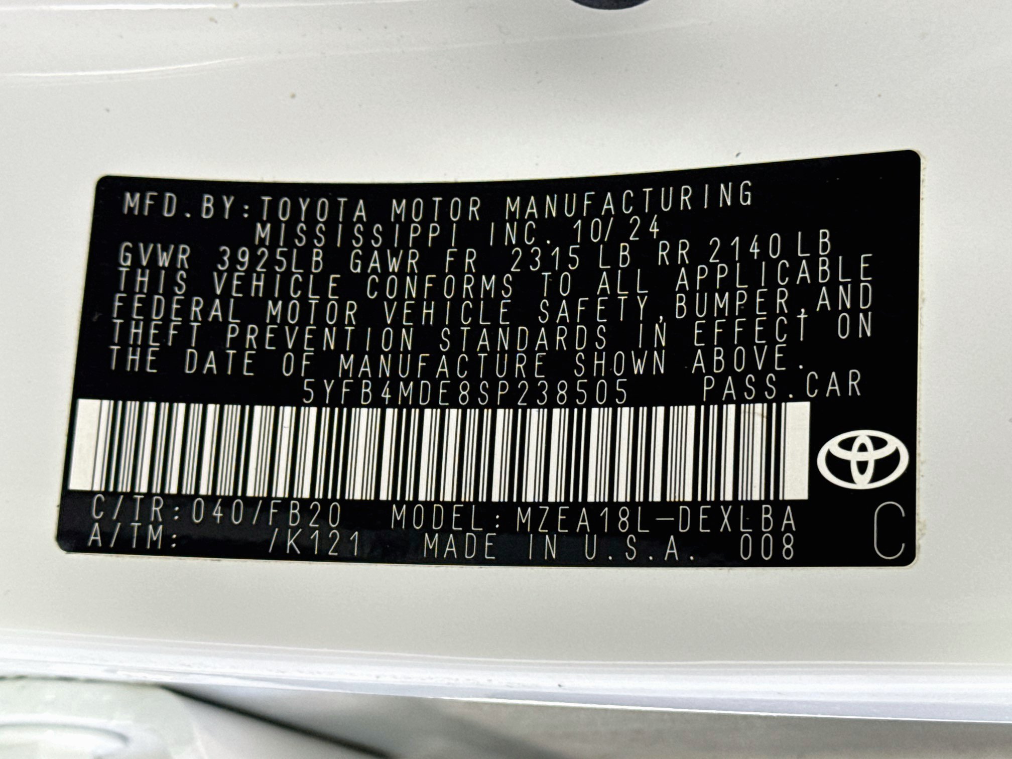 Certified 2025 Toyota Corolla LE FWD image 31