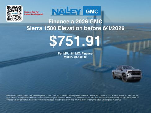 New 2026 GMC Sierra 1500 Elevation w/ Elevation Premium Package AWD/4WD image 7