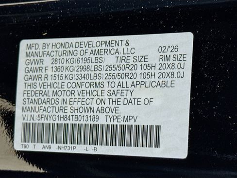 New 2026 Honda Pilot Elite image 41