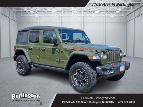 Certified 2023 Jeep Wrangler Unlimited Rubicon w/ Cold Weather Group AWD/4WD image 1