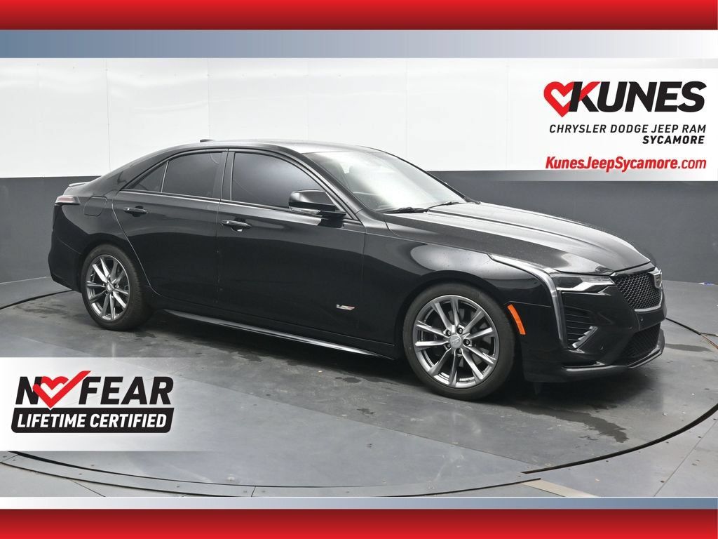 Used 2023 Cadillac CT4 V w/ Navigation Package RWD image 1