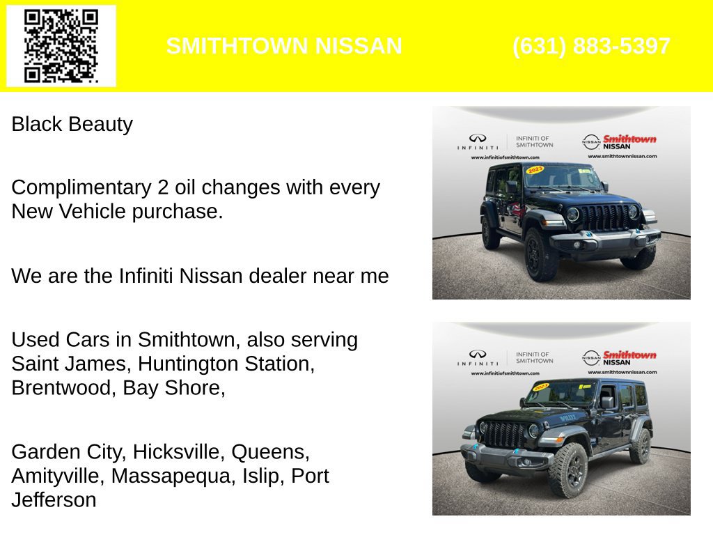 Used 2023 Jeep Wrangler Unlimited w/ Cold Weather Group AWD/4WD image 2