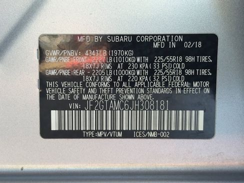 Used 2018 Subaru Crosstrek 2.0i Limited AWD/4WD image 32