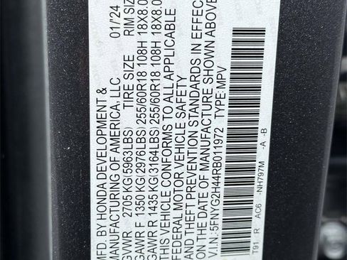 Certified 2024 Honda Pilot EX-L image 29