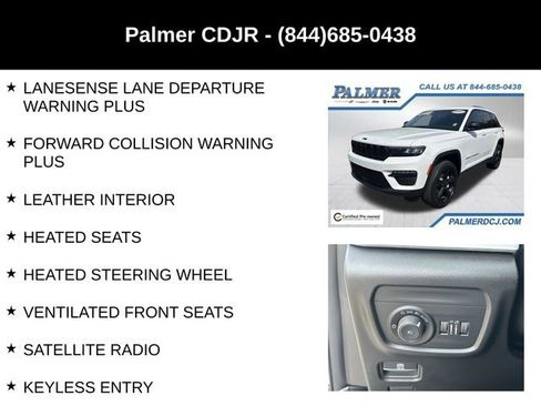 Certified 2025 Jeep Grand Cherokee Limited w/ Luxury Tech Group II RWD image 12