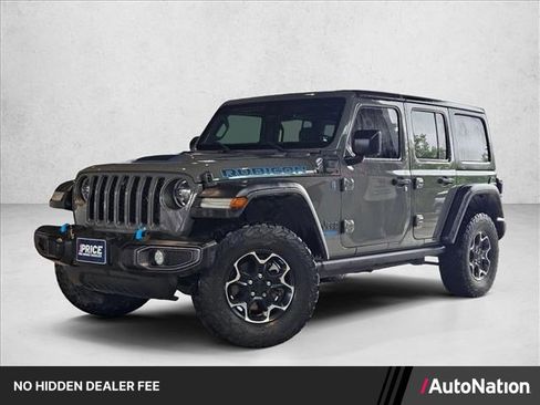 Used 2022 Jeep Wrangler Unlimited Rubicon 4xe w/ Safety Group AWD/4WD image 1