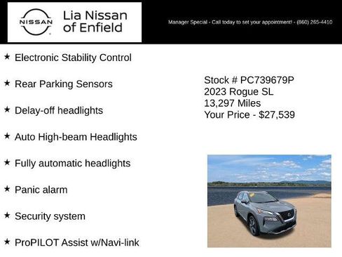 Certified 2023 Nissan Rogue SL w/ SL Premium Package AWD/4WD image 30