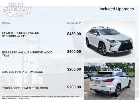 Used 2016 Lexus RX 350 AWD w/ Premium Package image 12