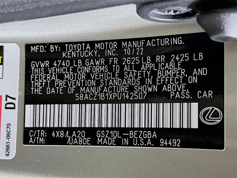 Used 2023 Lexus ES 350 image 29