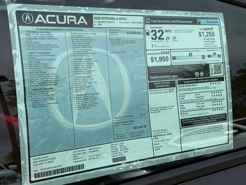 New 2026 Acura Integra A-Spec FWD image 26