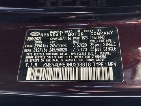 Used 2022 Hyundai Palisade SEL w/ 8P Bench Seat Package AWD/4WD image 29