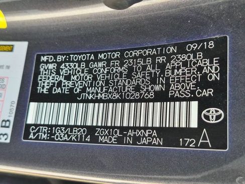 Used 2019 Toyota C-HR Limited FWD image 24