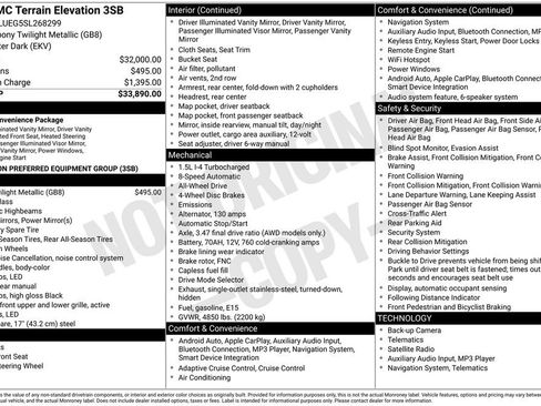 Used 2025 GMC Terrain Elevation image 3