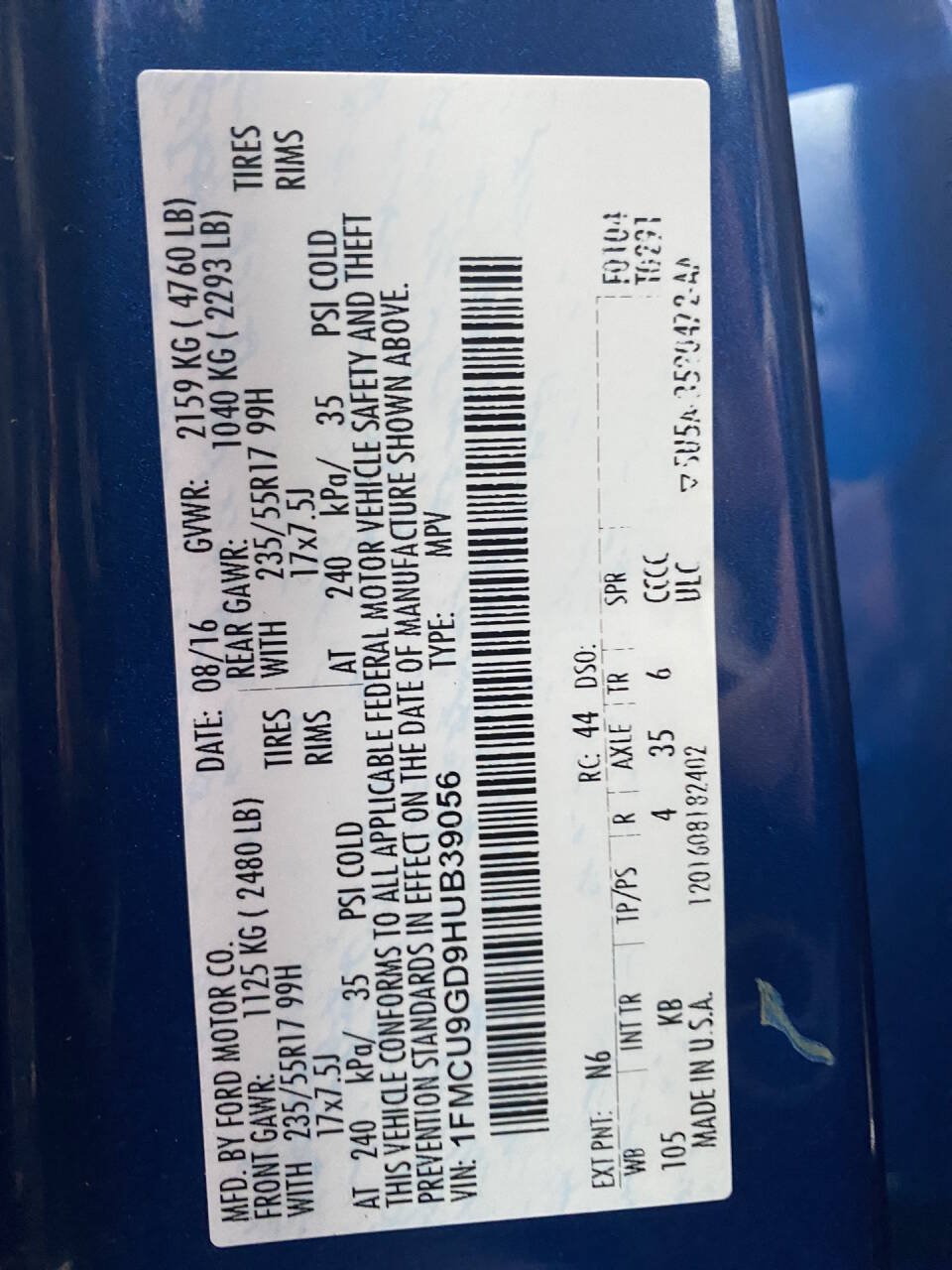 Used 2017 Ford Escape SE AWD/4WD image 30