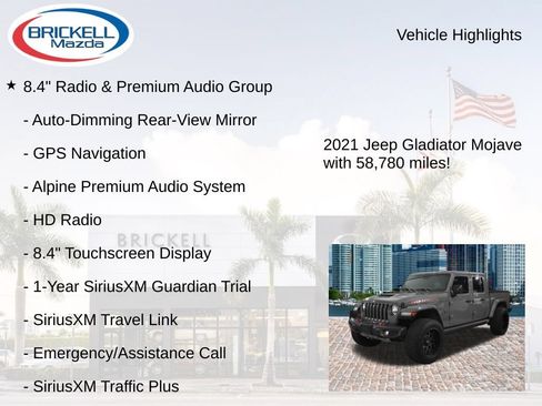 Used 2021 Jeep Gladiator Mojave AWD/4WD image 17