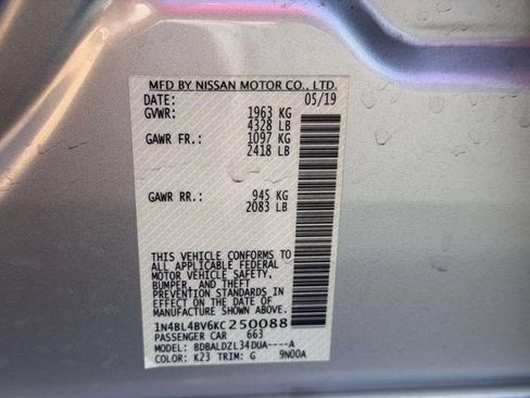 Used 2019 Nissan Altima 2.5 S FWD image 19