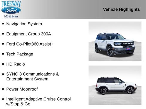 Certified 2024 Ford Bronco Sport Outer Banks w/ Tech Package AWD/4WD image 4