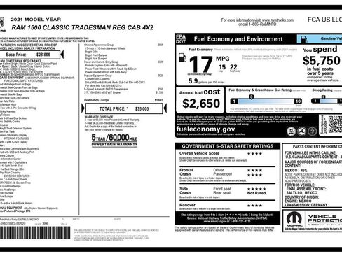 Used 2021 RAM 1500 Tradesman w/ Popular Equipment Group image 4