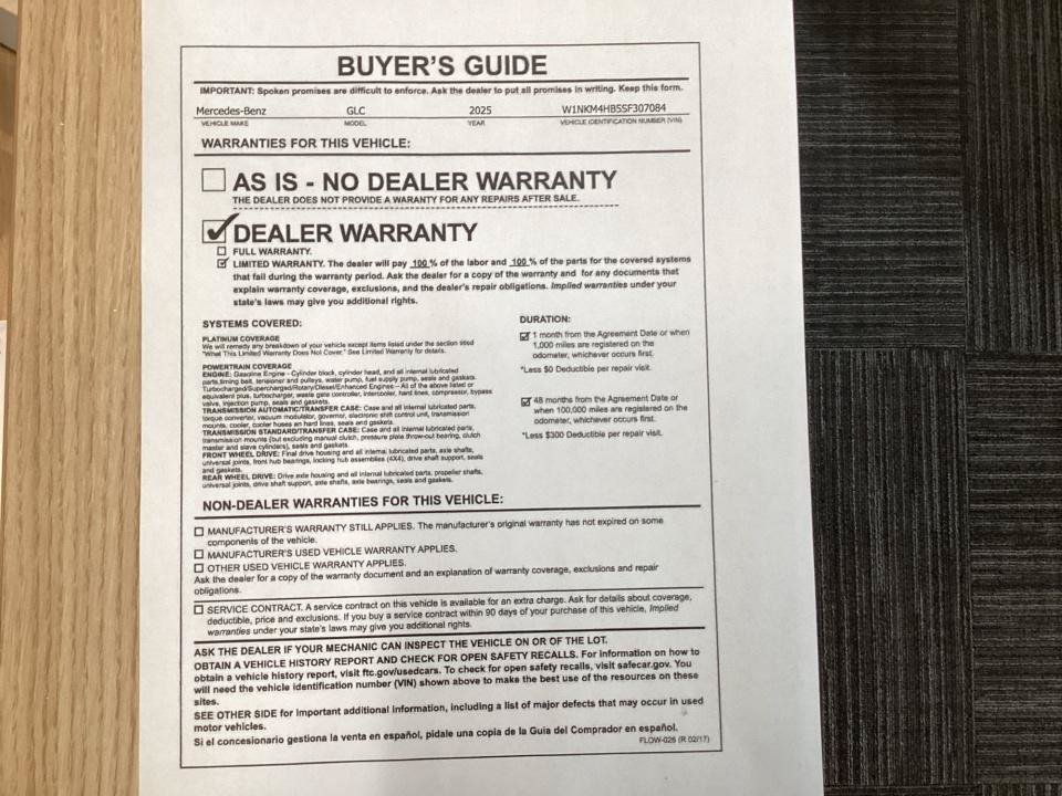 Used 2025 Mercedes-Benz GLC 300 4MATIC image 37