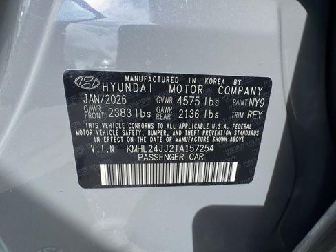 New 2026 Hyundai Sonata Blue image 28
