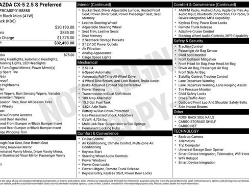 Used 2023 MAZDA CX-5 AWD 2.5 S image 9