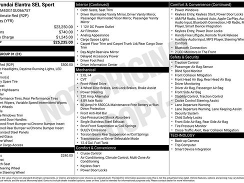 New 2025 Hyundai Elantra Sport FWD image 28