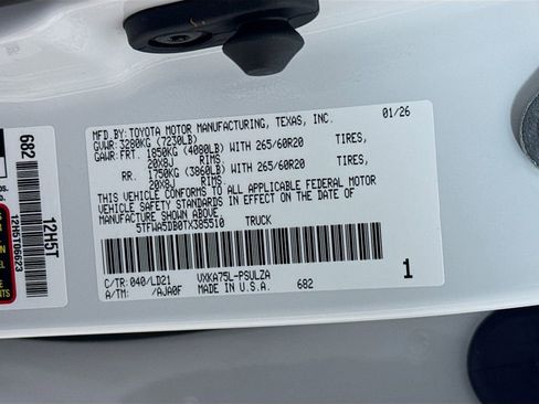 New 2026 Toyota Tundra Limited image 32