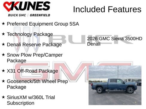New 2026 GMC Sierra 3500 Denali w/ Denali Reserve Package image 3