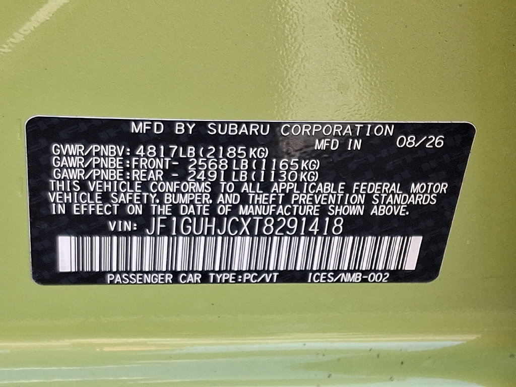 New 2026 Subaru Impreza RS AWD/4WD image 10