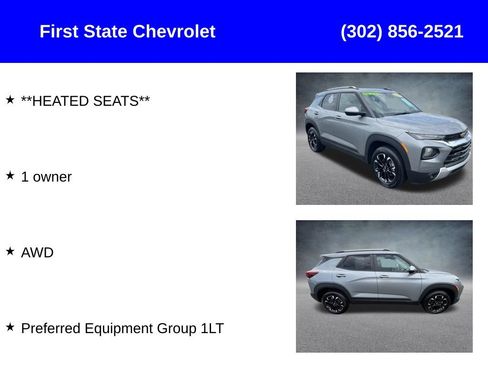 Used 2023 Chevrolet TrailBlazer LT AWD/4WD image 2