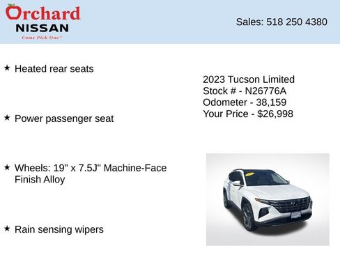 Used 2023 Hyundai Tucson Limited w/ Cargo Package AWD/4WD image 14