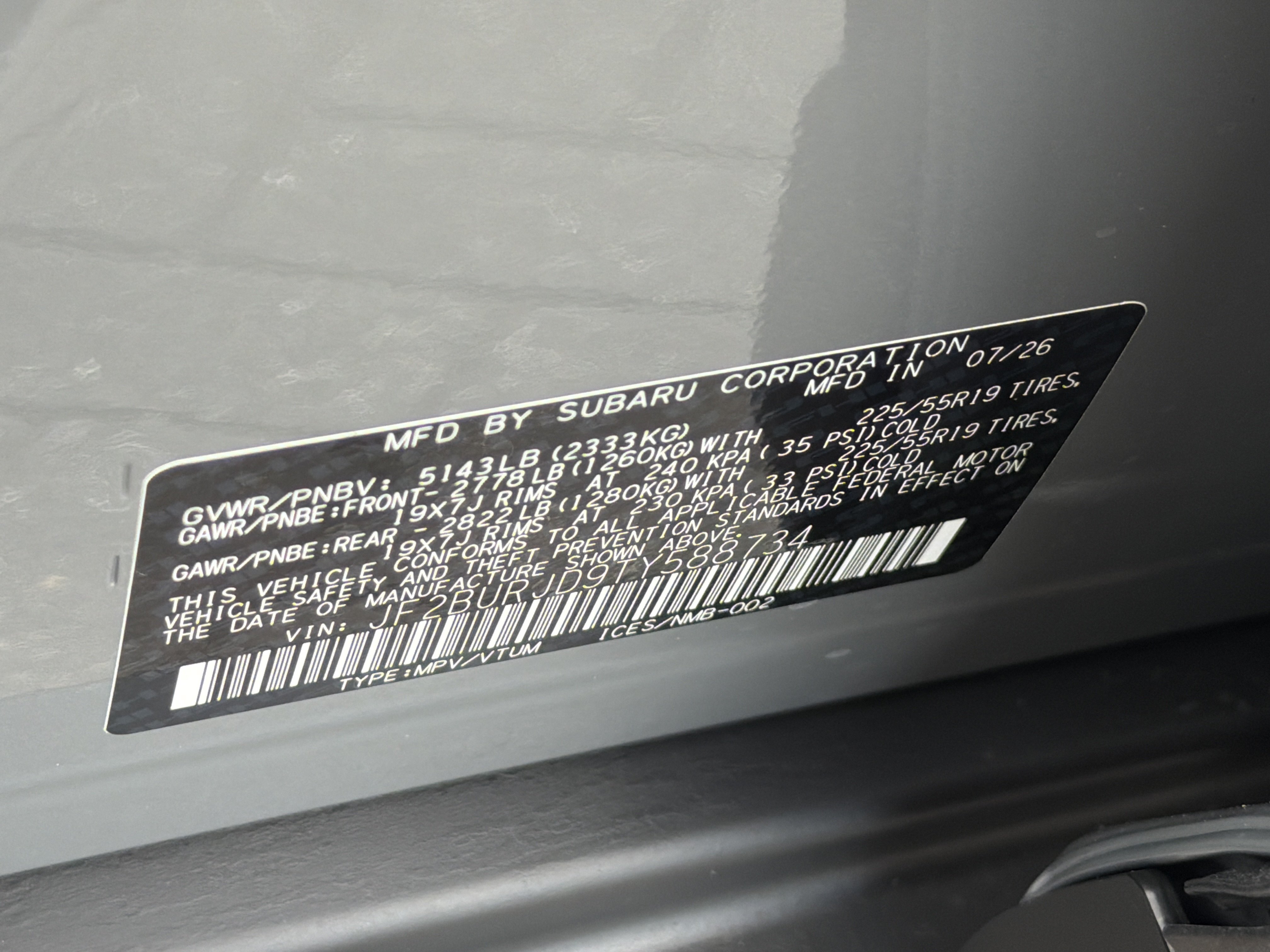 New 2026 Subaru Outback Touring XT AWD/4WD image 28