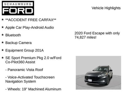 Used 2020 Ford Escape SE Sport AWD/4WD image 7
