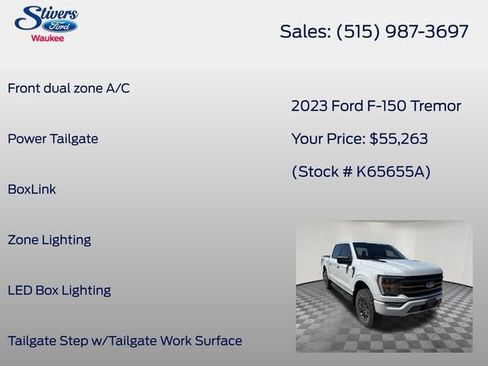 Used 2023 Ford F150 Tremor w/ Bed Utility Package AWD/4WD image 16