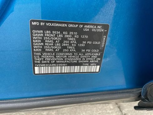 Used 2024 Volkswagen Atlas Cross Sport SE FWD image 26