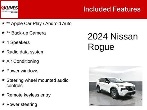 Used 2024 Nissan Rogue S AWD/4WD image 3