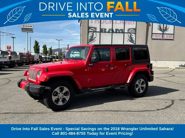 Used 2018 Jeep Wrangler Unlimited Sahara w/ Connectivity Group AWD/4WD image 1