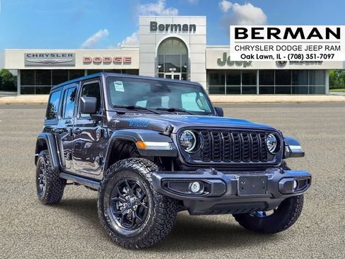 Used 2025 Jeep Wrangler Unlimited Sport S 4xe AWD/4WD image 1
