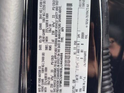 Used 2020 Ford Escape SEL AWD/4WD image 16