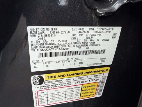 Used 2022 Ford Expedition Limited AWD/4WD image 23