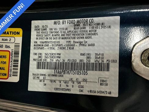 New 2026 Ford Mustang Premium RWD image 14