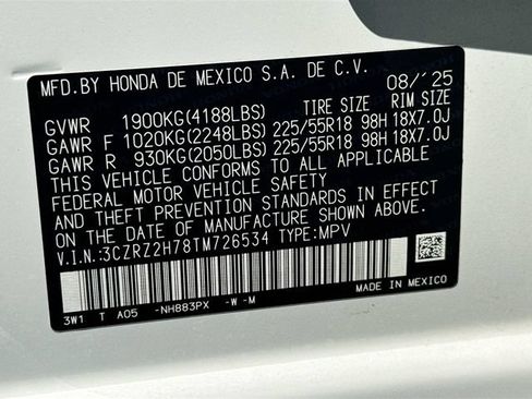 Used 2026 Honda HR-V EX-L image 36