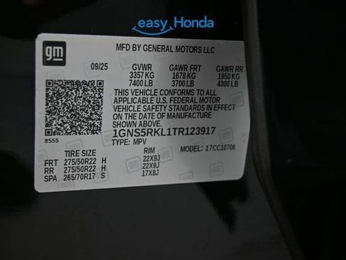 Used 2026 Chevrolet Tahoe RST w/ Comfort Package RWD image 19