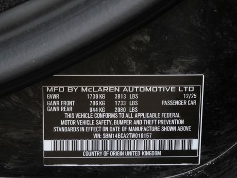 New 2026 McLaren 750S Spider RWD image 29