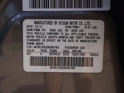 Used 2012 INFINITI M37 x w/ Deluxe Touring Pkg AWD/4WD image 46